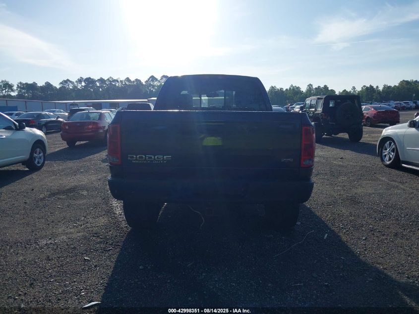 2003 Dodge Ram 2500 St/Slt VIN: 1D7KU28DX3J580135 Lot: 38580298