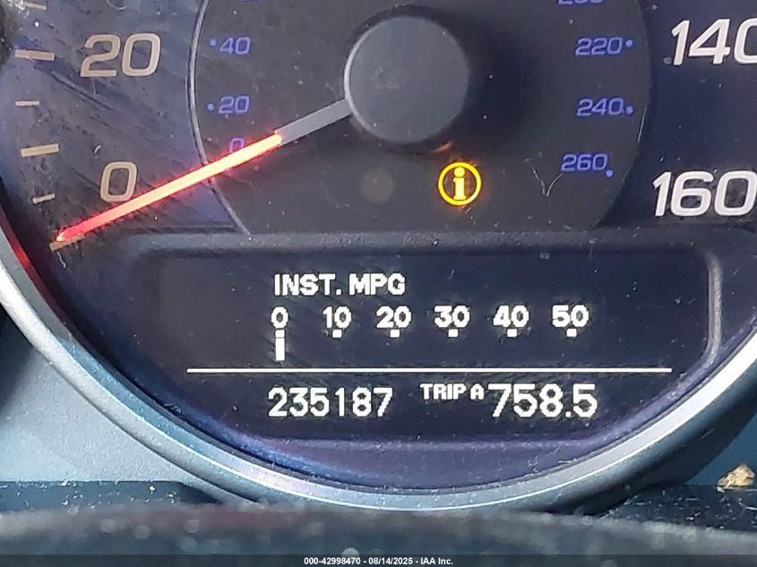 2007 Acura Rl VIN: JH4KB165X7C003751 Lot: 42998470