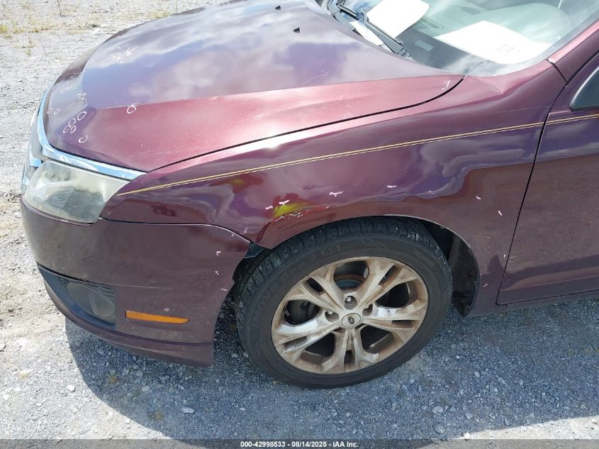 2012 Ford Fusion Se VIN: 3FAHP0HA3CR249530 Lot: 42998533