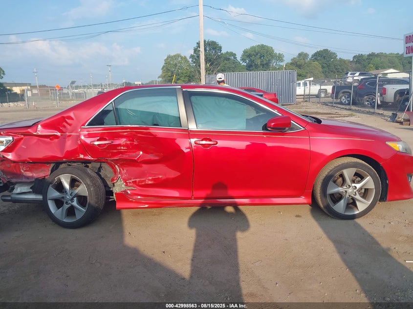 2012 Toyota Camry Se V6 VIN: 4T1BK1FK7CU510548 Lot: 42998563