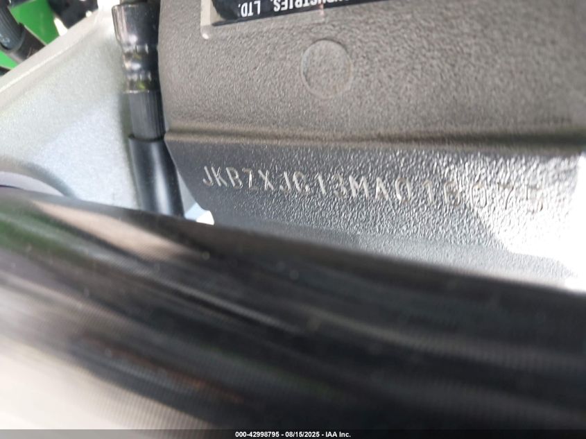 2021 Kawasaki Zx636 K VIN: JKBZXJG13MA016075 Lot: 42998795