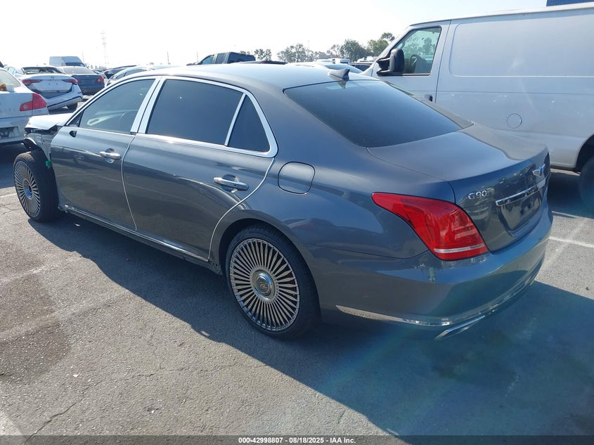 Vin: kmhg34jaxhu020261, lot: 43492873, genesis g90 3.3t premium 20173