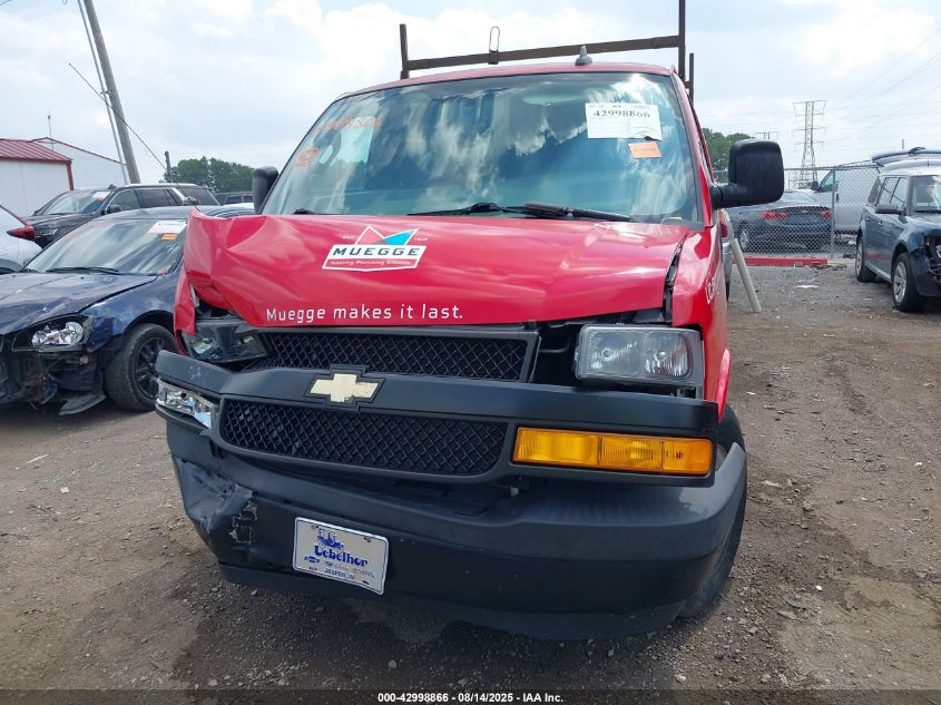 2020 Chevrolet Express Cargo Rwd 2500 Regular Wheelbase Wt VIN: 1GCWGAFP2L1171492 Lot: 42998866