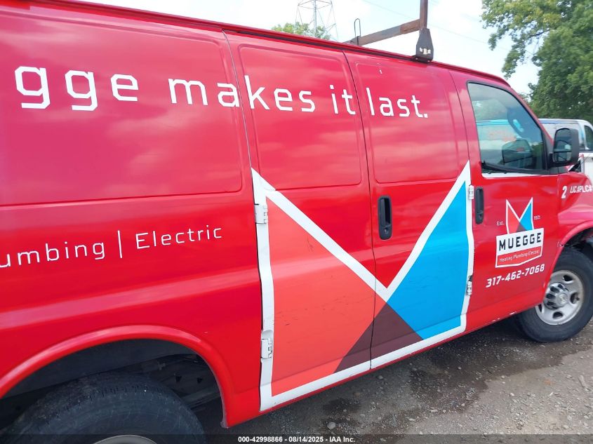 2020 Chevrolet Express Cargo Rwd 2500 Regular Wheelbase Wt VIN: 1GCWGAFP2L1171492 Lot: 42998866