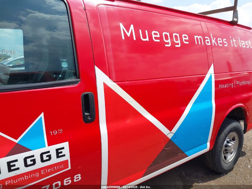 2020 Chevrolet Express Cargo Rwd 2500 Regular Wheelbase Wt VIN: 1GCWGAFP2L1171492 Lot: 42998866