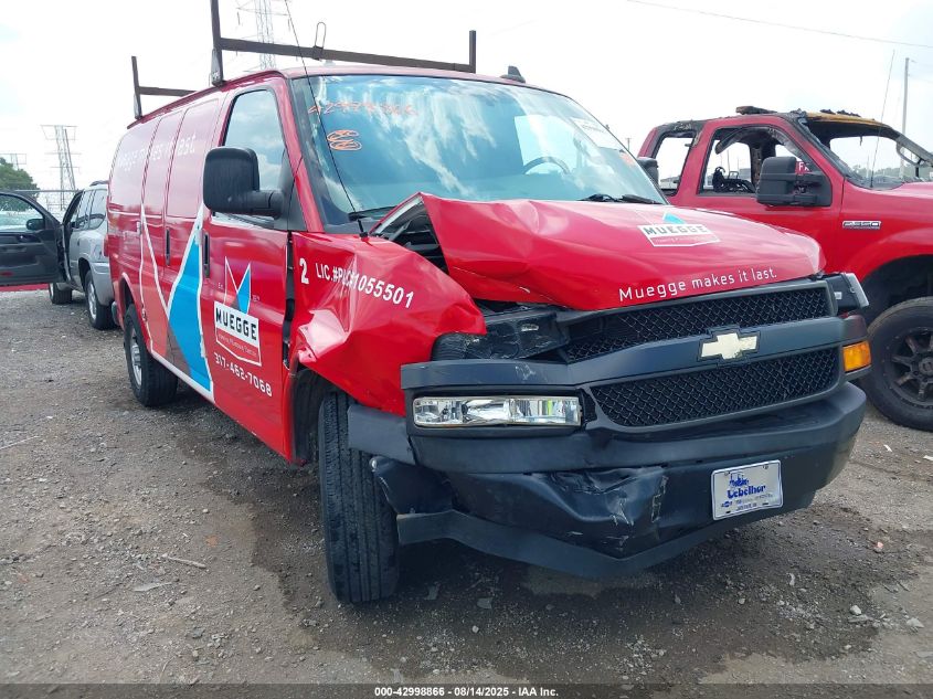 2020 Chevrolet Express Cargo Rwd 2500 Regular Wheelbase Wt VIN: 1GCWGAFP2L1171492 Lot: 42998866