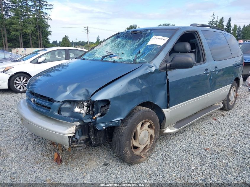 2000 Toyota Sienna Xle VIN: 4T3ZF13C6YU255857 Lot: 42998950