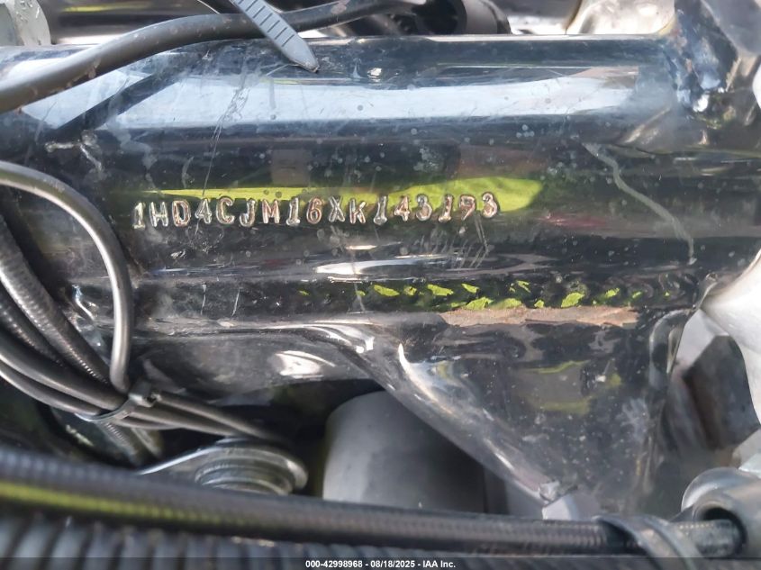 1999 Harley-Davidson Xl883 C VIN: 1HD4CJM16XK143193 Lot: 42998968