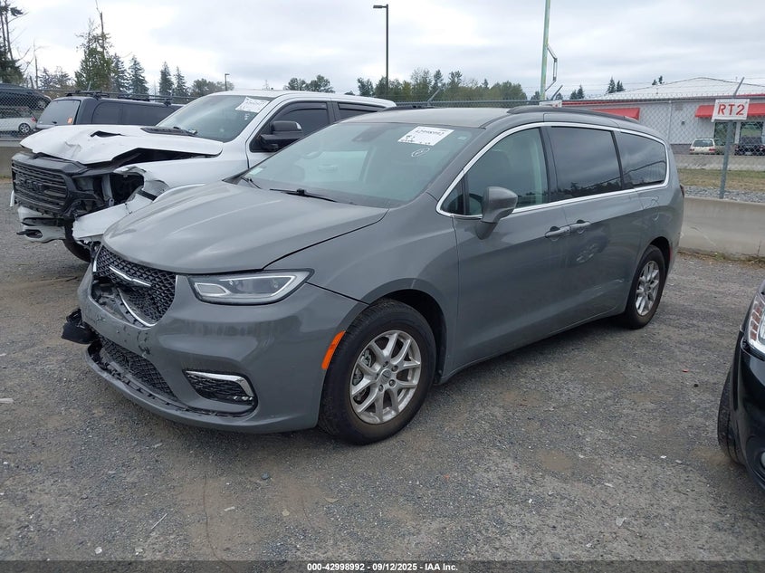 Vin: 2c4rc1bg8nr152815, lot: 43493058, chrysler pacifica touring l 20222