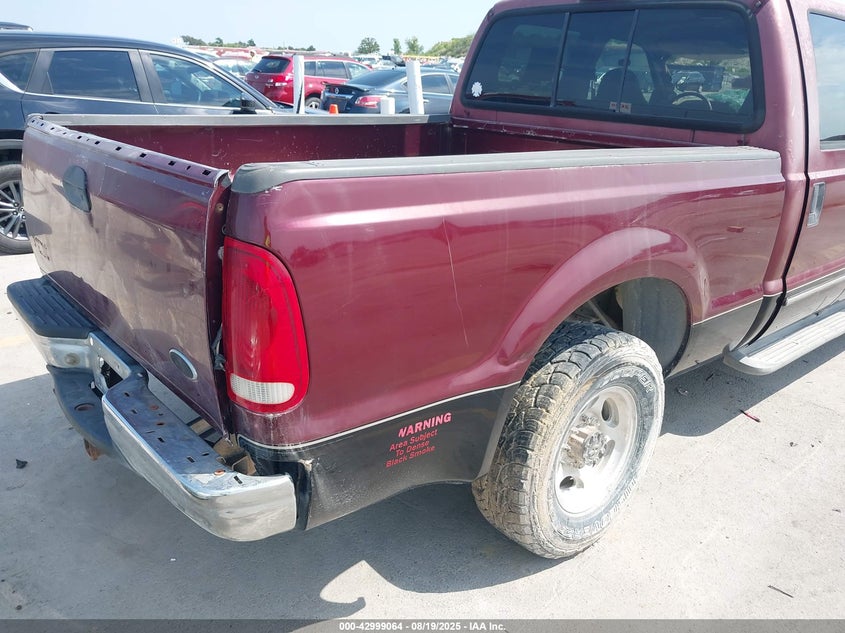 2000 Ford F-250 Lariat/Xl/Xlt VIN: 1FTNW20F4YEE14238 Lot: 42999064