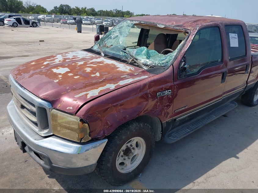 2000 Ford F-250 Lariat/Xl/Xlt VIN: 1FTNW20F4YEE14238 Lot: 42999064