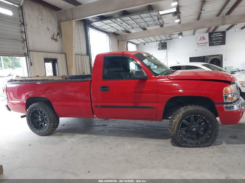 2006 GMC Sierra 1500 Sl VIN: 1GTEK14T96Z107529 Lot: 42999336