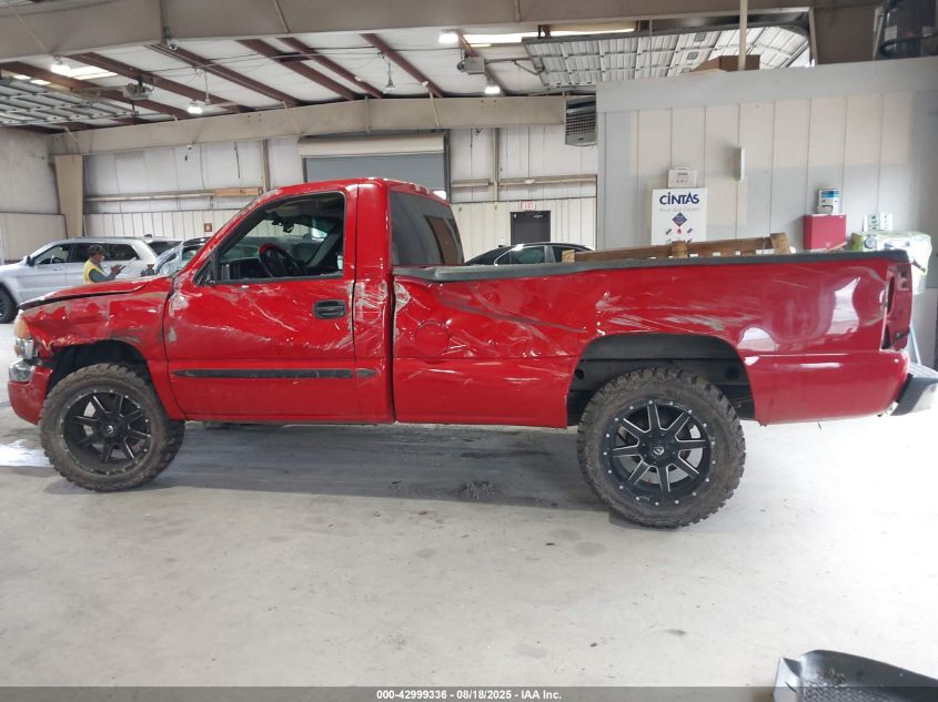 2006 GMC Sierra 1500 Sl VIN: 1GTEK14T96Z107529 Lot: 42999336