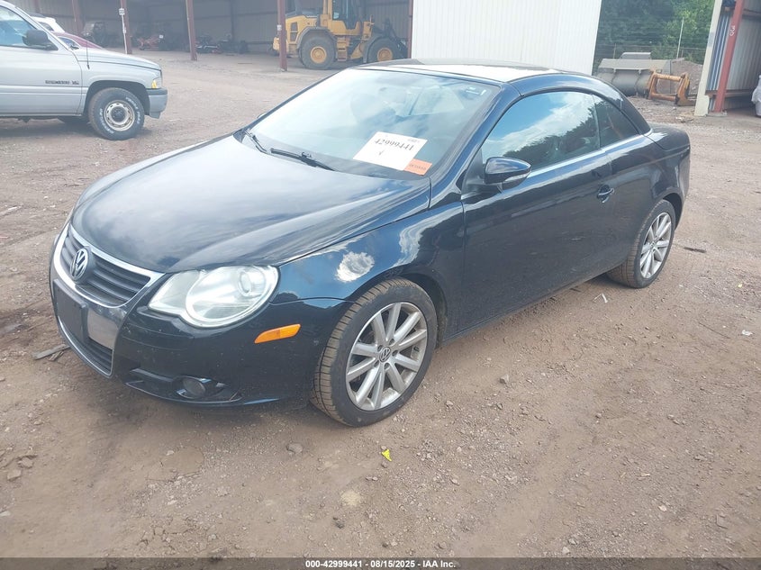 Vin: wvwba7ah7avo23959, lot: 43493508, volkswagen eos turbo/komfort 20102