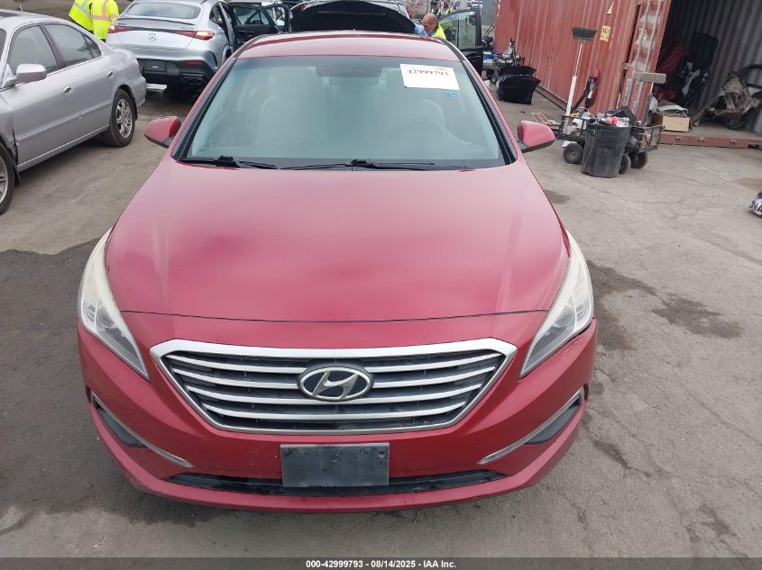 2015 Hyundai Sonata Se VIN: 5NPE24AF2FH004573 Lot: 42999793