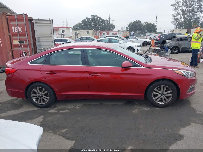2015 Hyundai Sonata Se VIN: 5NPE24AF2FH004573 Lot: 42999793