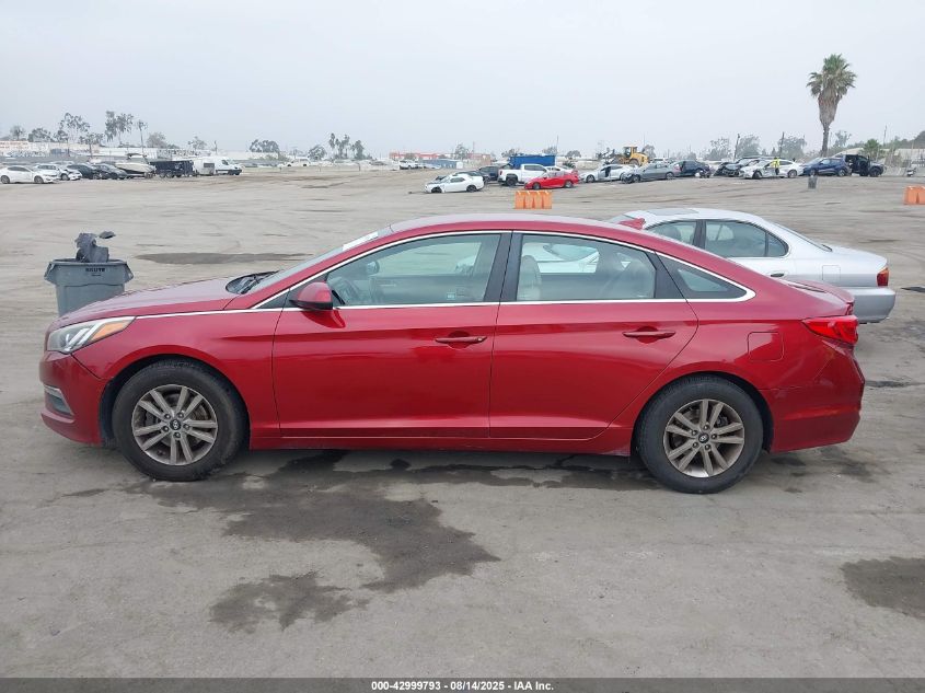 2015 Hyundai Sonata Se VIN: 5NPE24AF2FH004573 Lot: 42999793