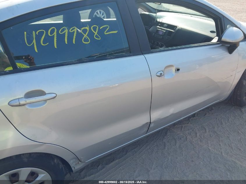 2015 Kia Rio Lx VIN: KNADM4A38F6503297 Lot: 42999882