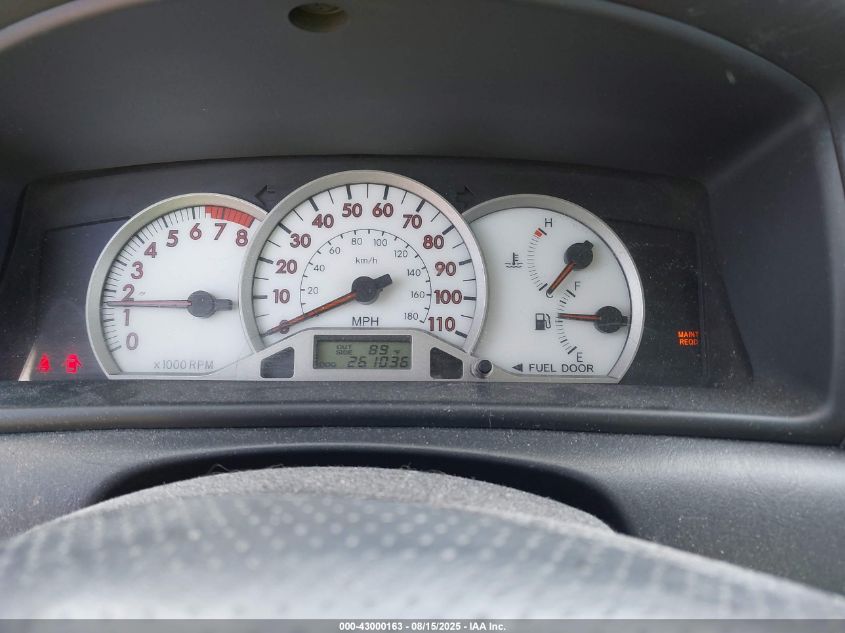 2005 Toyota Corolla S VIN: 2T1BR32E35C554414 Lot: 43000163