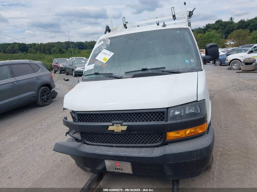 2023 Chevrolet Express Cargo Rwd 2500 Regular Wheelbase Wt VIN: 1GCWGAFP7P1216450 Lot: 43000270