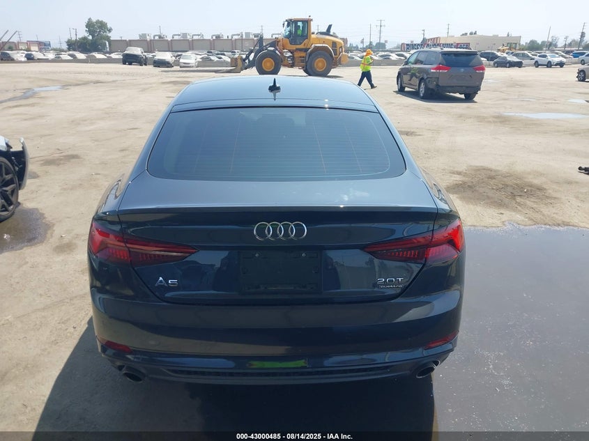 2018 Audi A5 2.0 2.0t Premium Grey Lot 111043000485 Vin WAUENCF5XJA017201