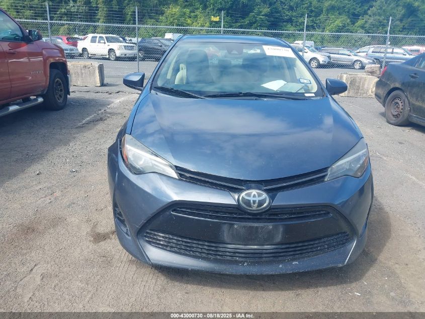 2017 Toyota Corolla Le VIN: 2T1BURHE3HC761351 Lot: 43000730