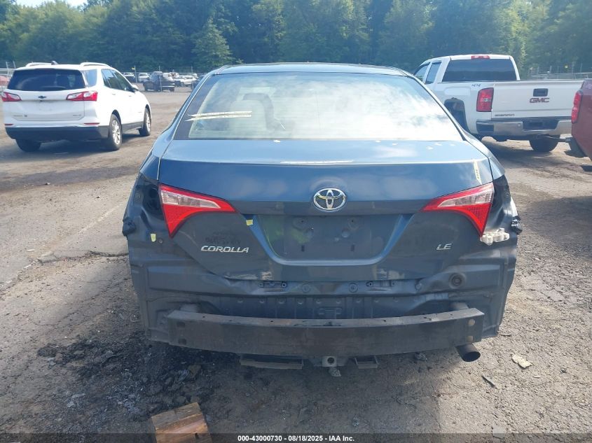 2017 Toyota Corolla Le VIN: 2T1BURHE3HC761351 Lot: 43000730