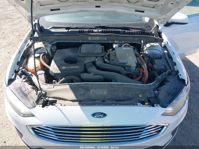 2019 Ford Fusion Hybrid Se VIN: 3FA6P0LU6KR143970 Lot: 43000864