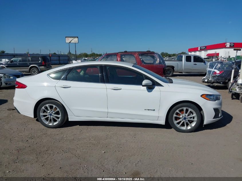 2019 Ford Fusion Hybrid Se VIN: 3FA6P0LU6KR143970 Lot: 43000864