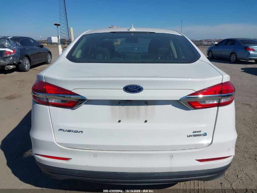 2019 Ford Fusion Hybrid Se VIN: 3FA6P0LU6KR143970 Lot: 43000864