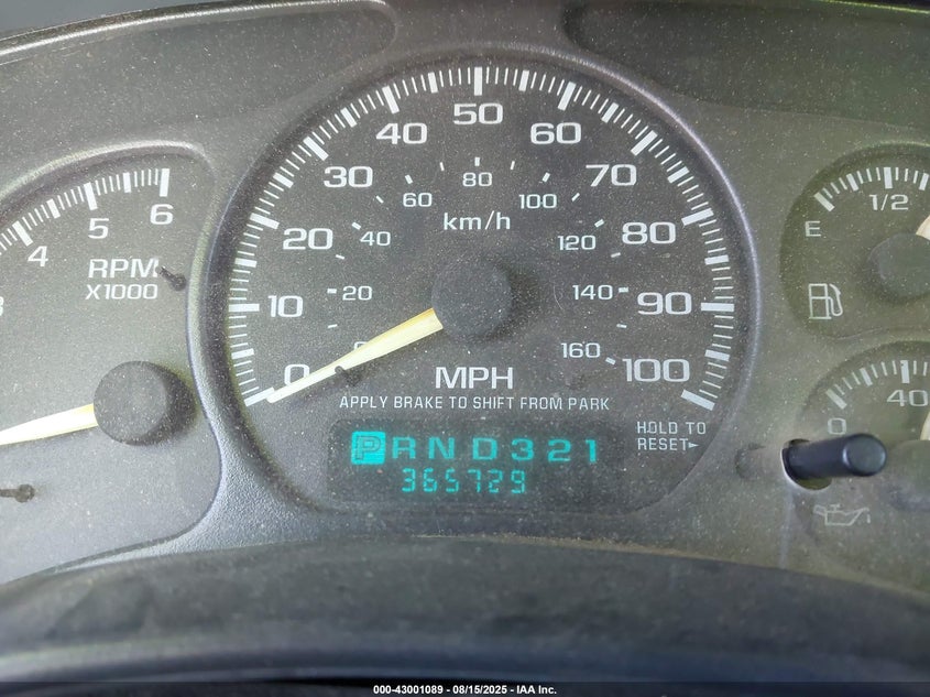 2001 Chevrolet Silverado 1500 Ls VIN: 2GCEK19T611293248 Lot: 43001089