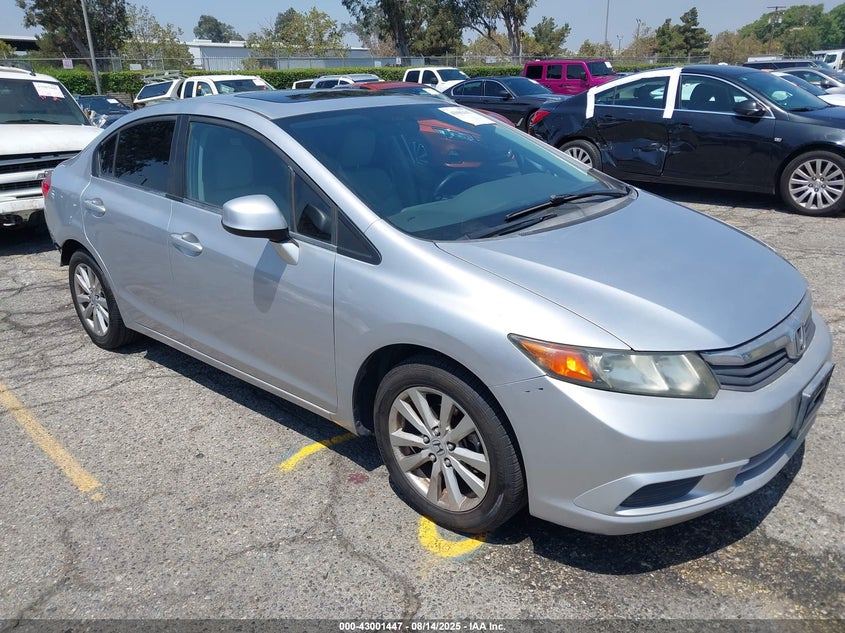 19XFB2F93CE324707 2012 Honda Civic Ex-L auction photo 1