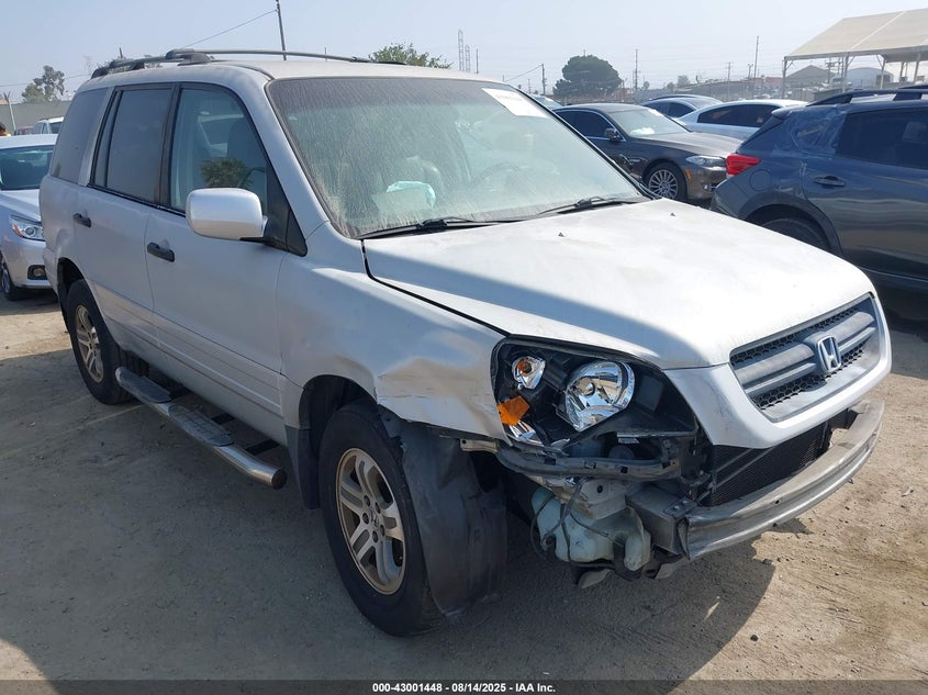 2HKYF18513H521436 2003 Honda Pilot Ex-L auction photo 1
