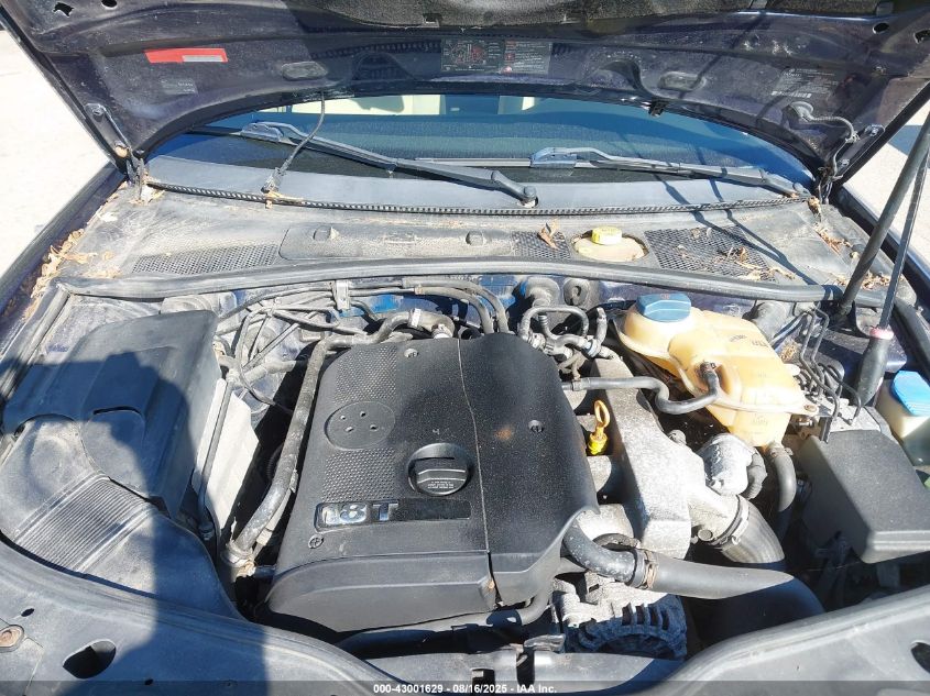 2001 Volkswagen Passat Gls VIN: WVWPD63B01P265089 Lot: 43001629