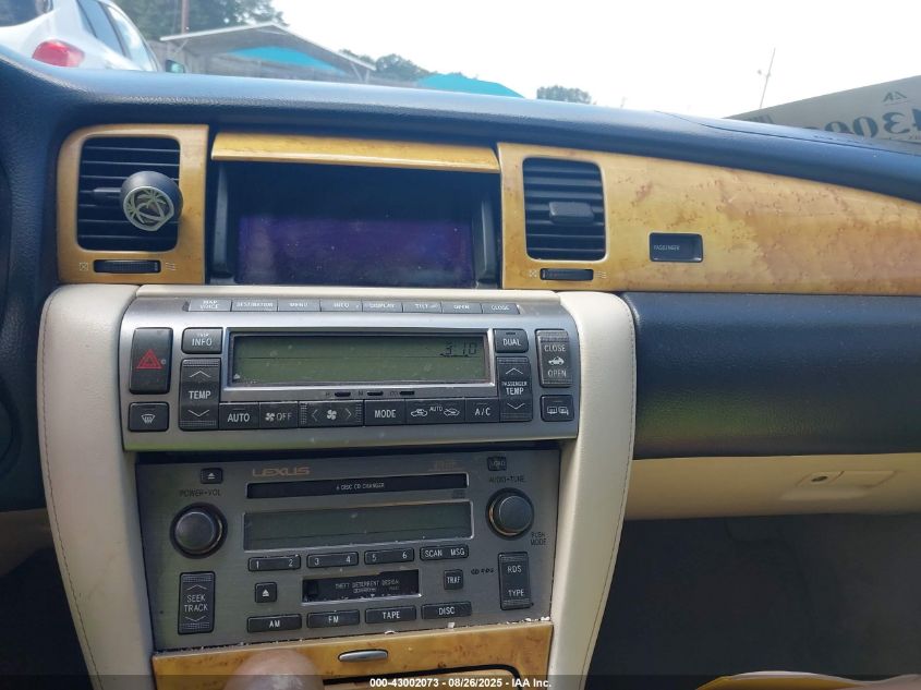 2003 Lexus Sc 430 VIN: JTHFN48Y230045750 Lot: 43002073