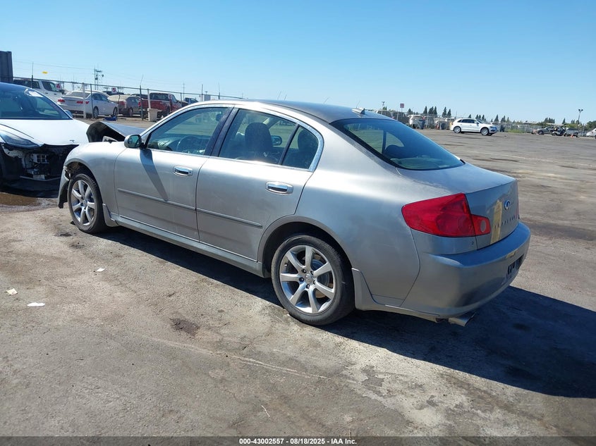 2006 Infiniti G35X grey sedan gasoline JNKCV51F26M613977 photo #4