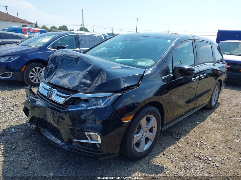 Vin: 5fnrl6h71lb073564, lot: 43497431, honda odyssey ex-l/ex-l w/navi   res 20202