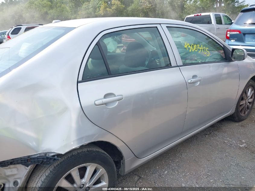 2009 Toyota Corolla Le VIN: 2T1BU40E29C047811 Lot: 43003425