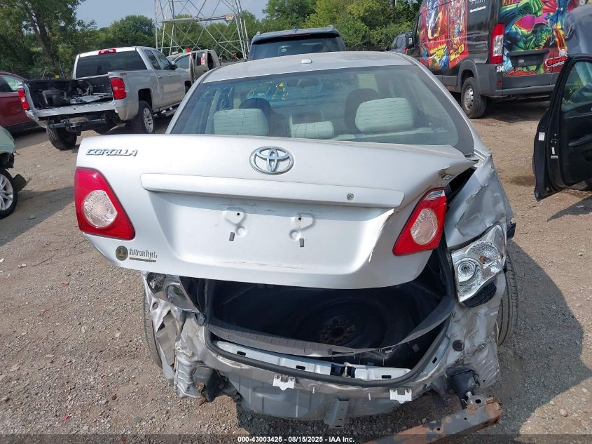 2009 Toyota Corolla Le VIN: 2T1BU40E29C047811 Lot: 43003425