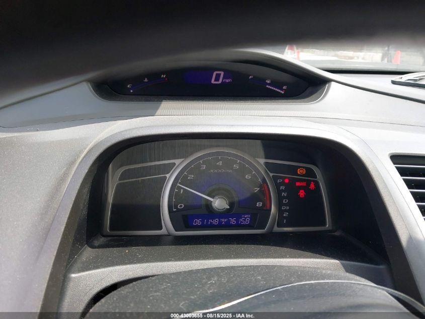 2009 Honda Civic Lx VIN: 2HGFA165X9H341349 Lot: 43003655