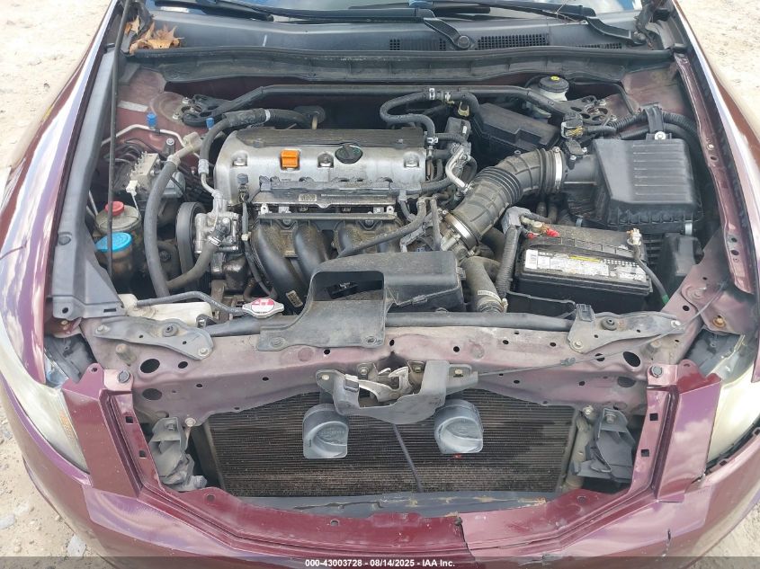 2010 Honda Accord 2.4 Ex-L VIN: 1HGCP2F86AA038928 Lot: 43003728