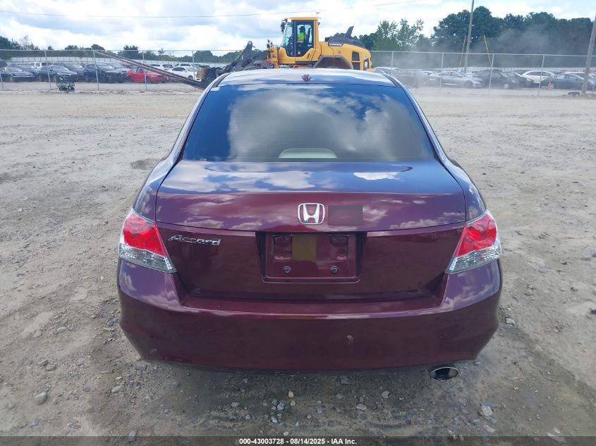 2010 Honda Accord 2.4 Ex-L VIN: 1HGCP2F86AA038928 Lot: 43003728