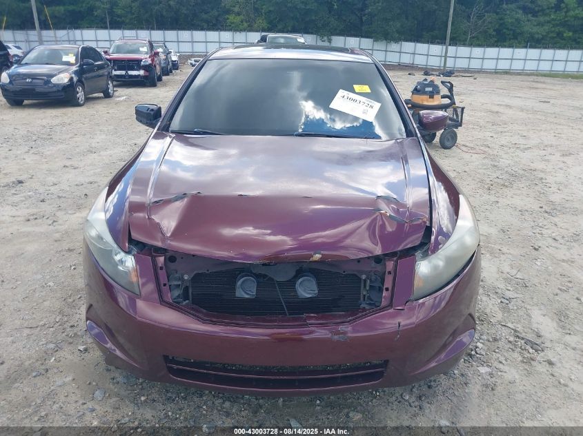 2010 Honda Accord 2.4 Ex-L VIN: 1HGCP2F86AA038928 Lot: 43003728