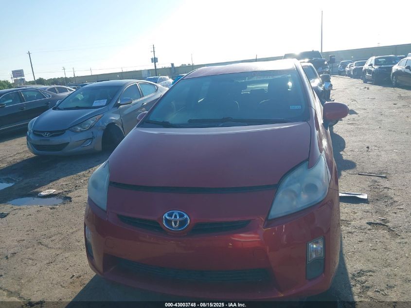 2011 Toyota Prius Two VIN: JTDKN3DU3B1386774 Lot: 43003748