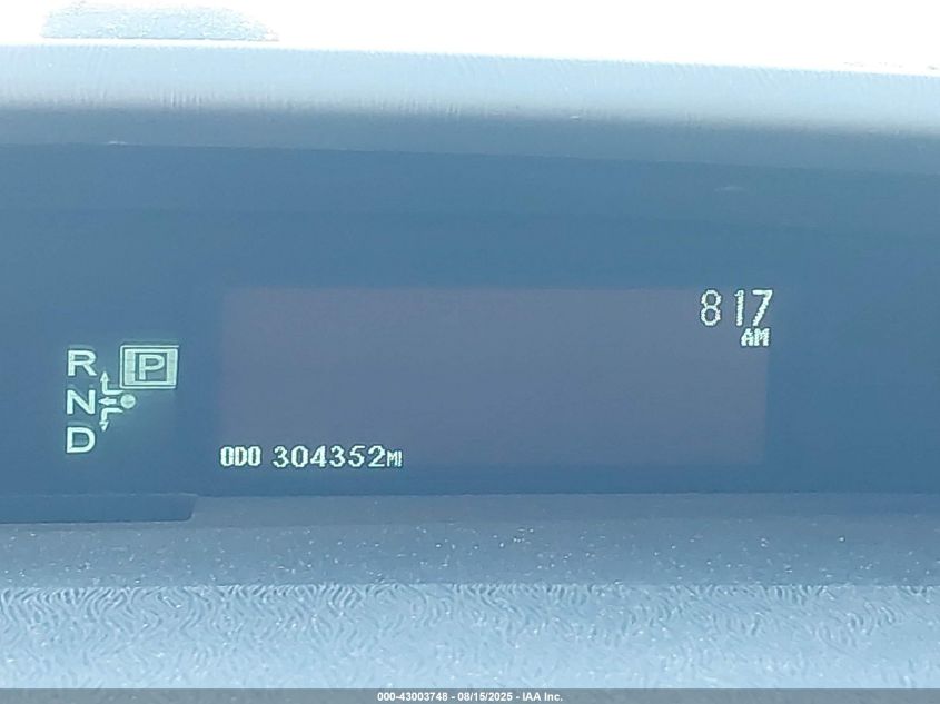 2011 Toyota Prius Two VIN: JTDKN3DU3B1386774 Lot: 43003748