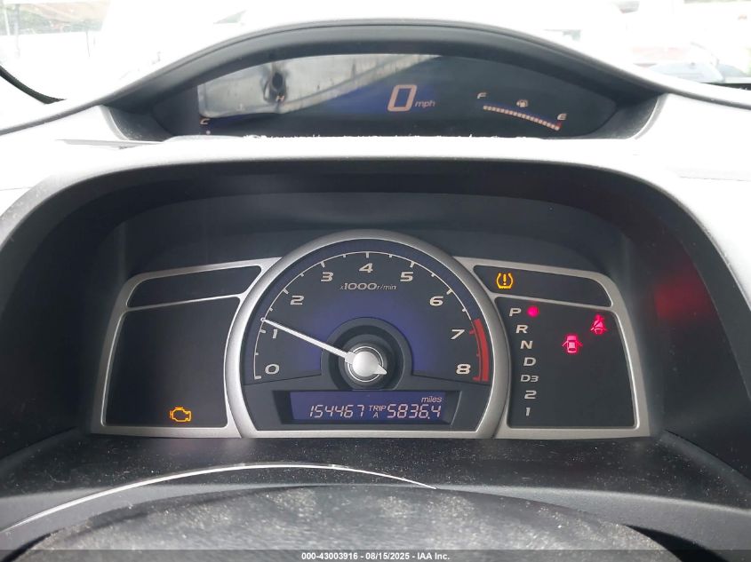 2010 Honda Civic Ex VIN: 19XFA1F8XAE041206 Lot: 43003916