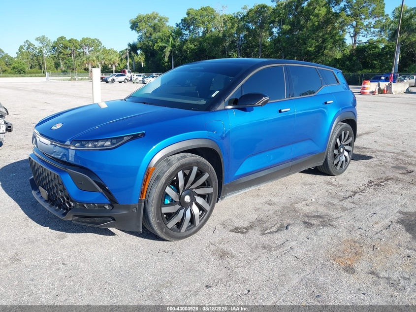 Vin: vcf1zbu27pg004520, lot: 43498042, fisker ocean one 20232