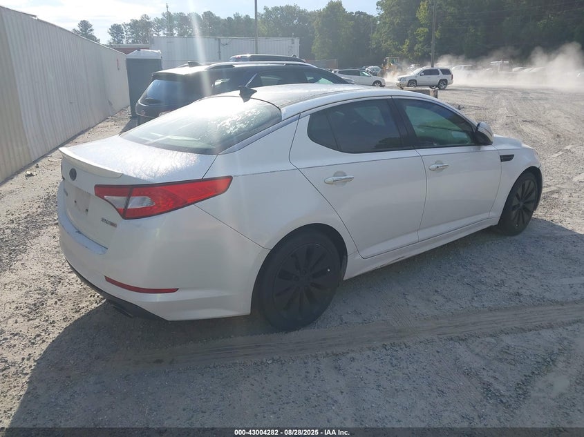 Vin: knagr4a67b5150916, lot: 43498396, kia optima sx 20114
