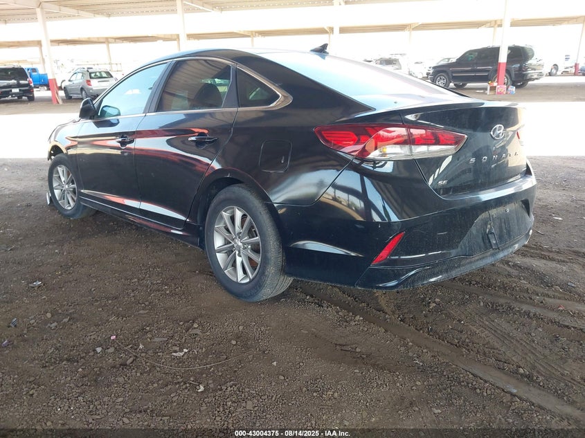 2019 Hyundai Sonata Se black sedan gasoline 5NPE24AF7KH784807 photo #4