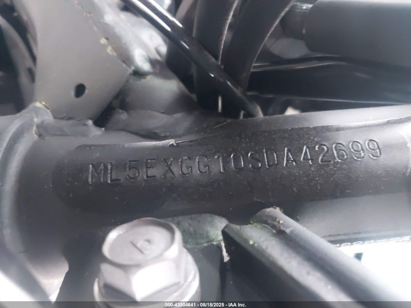 2025 Kawasaki Ex500 VIN: ML5EXGG10SDA42699 Lot: 43004641